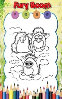 How to color The Furby Bubble Boom Screen Shot 4