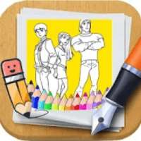 Ben alien swarm coloring page by fans