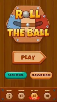 Roll the ball： Unlock Wood Block Puzzle Game Screen Shot 4