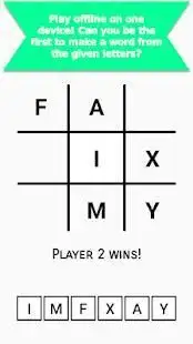 Tic Tac Toe Word - Word Game Screen Shot 4