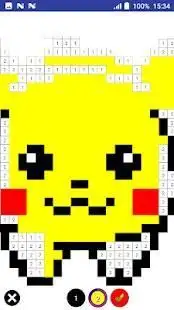 Color by Number Pokemon Pixel Art Screen Shot 1
