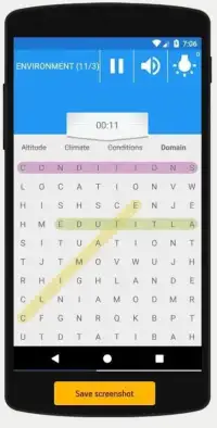 Ultimate Word Search Puzzle Screen Shot 0