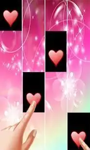 Heart Piano Tiles Screen Shot 1