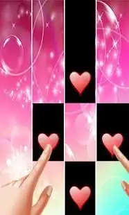 Heart Piano Tiles Screen Shot 1