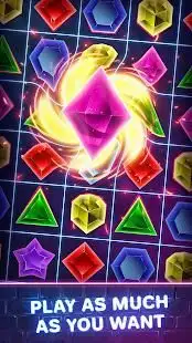 Jewels Quest 2 - Glowing Match 3 Screen Shot 6