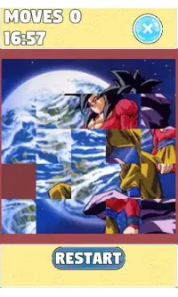 Puzzle for : Dragon Ball Z Sliding Puzzle Screen Shot 0