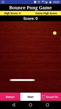 Bounce Pong Game Screen Shot 1