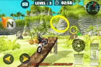 Beach MotorBike Stunt Trials - Free 3D Game 2018 Screen Shot 3