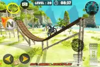 Beach MotorBike Stunt Trials - Free 3D Game 2018 Screen Shot 2