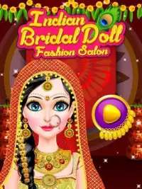 Indian Bridal Doll Fashion Salon Screen Shot 6