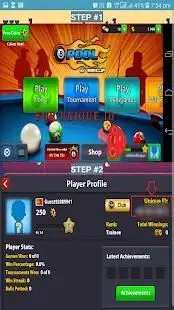 8 Ball Pool Rewards Tool and Tricks Screen Shot 1