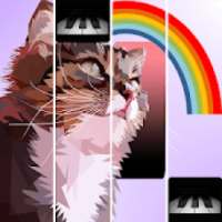 Kitty Rainbow Piano Tiles
