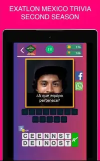 Exatlon Mexico Game Trivia Second Season Screen Shot 1