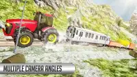 Tractor Pull towing Train - Trainline Rail Rush Screen Shot 3