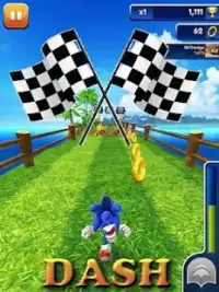 Sonic Dash Free 3D Screen Shot 2