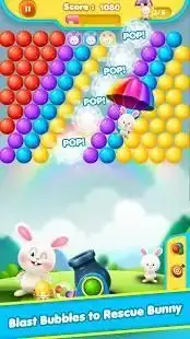 Bubble Shooter-Bunny Rescue-Match 3 Bubble Pop Screen Shot 2