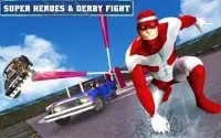 Car Fall Derby - Super Hero Clash 3D Screen Shot 11