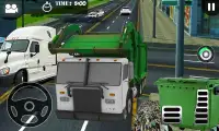 New Trash Truck Simulator - Garbage Truck Games Screen Shot 2