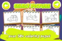Early childhood education - Car Colouring Games Screen Shot 3