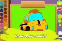 Early childhood education - Car Colouring Games Screen Shot 0