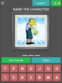 The Simpsons - Character Quiz Screen Shot 6