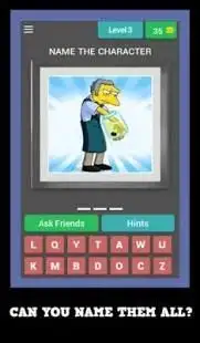 The Simpsons - Character Quiz Screen Shot 11