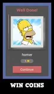 The Simpsons - Character Quiz Screen Shot 13