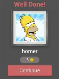 The Simpsons - Character Quiz Screen Shot 8