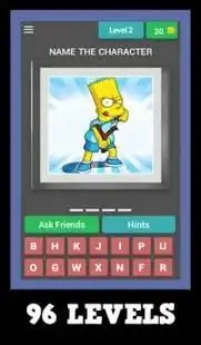 The Simpsons - Character Quiz Screen Shot 12