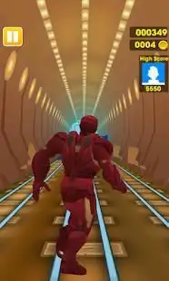 Subway Iron Man Rush Screen Shot 0