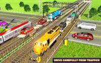 Car Cargo Train Transport 3D Screen Shot 1