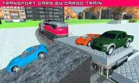 Car Cargo Train Transport 3D Screen Shot 0