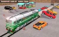 Car Cargo Train Transport 3D Screen Shot 5