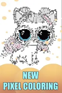 Coloring Surprise Pets Pics For Pixel Art Lover Screen Shot 2