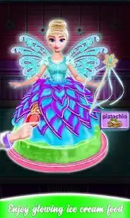 Glow in The Dark Ice Cream Fairy Cake! Magic Dolls Screen Shot 10