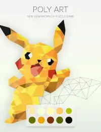 Pokemon Poly Art - Free Coloring Screen Shot 6