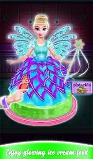 Glow in The Dark Ice Cream Fairy Cake! Magic Dolls Screen Shot 3