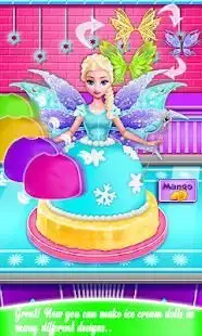 Glow in The Dark Ice Cream Fairy Cake! Magic Dolls Screen Shot 8