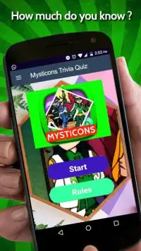 Mysticons Trivia Quiz Screen Shot 4
