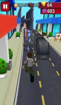Ben Subway 10 Escape Run * Screen Shot 1