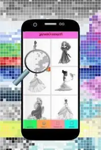 Coloring Princess By Number island Super Pixel Art Screen Shot 2