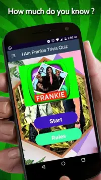 I Am Frankie Trivia Quiz Screen Shot 4