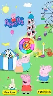 coloring pepp pig game Screen Shot 7
