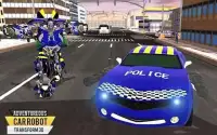 US Police Car Robot Transforming: Cop Robot Game Screen Shot 3