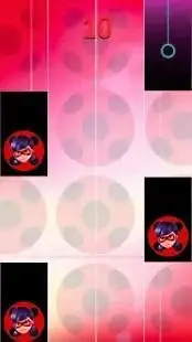 Ladybug Piano tiles Game Screen Shot 2