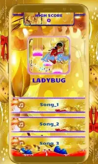 LADY BUG Piano Tile Game Screen Shot 3
