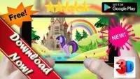 My Little Unicorn Pony Run Adventure Game Screen Shot 1