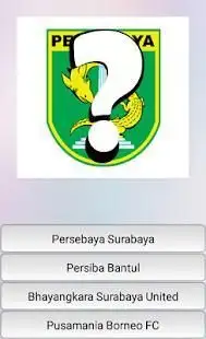Kuis Tebak Klub Bola Indonesia Screen Shot 2