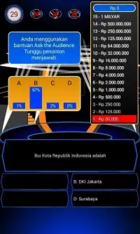 Kuis Milioner Indonesia Screen Shot 2