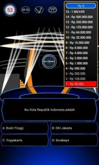 Kuis Milioner Indonesia Screen Shot 0